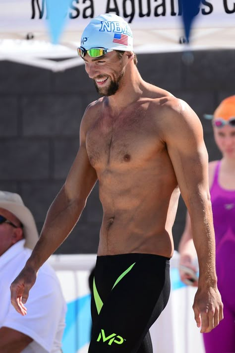 Pin for Later: And Now, a Hefty Dose of Hot Olympic Athletes Michael Phelps Country: USA Sport: Swimming Age: 31 Michael Phelps Body, Male Swimmers, Usa Swimming, Olympic Trials, Diving Swimming, Olympic Swimmers, Olympic Gymnastics, Tv Schedule, Michael Phelps