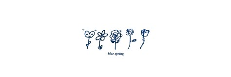 Blue spring- txt Txt Ethereal Aesthetic, Txt Flower Drawing, Txt Blue Spring Tattoo, Blue Txt Header, Txt Medium Widget, 5:53 Tattoo Txt, Blue Hour Tattoo, Blue Kpop Header, Txt Inspired Tattoos