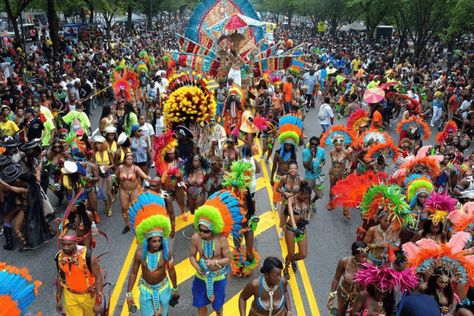 Indian Carnival, Caribbean Flags, Nyc Map, American Day, Weekend In Nyc, Indian American, Beach Haven, Beach Cabana, Caribbean Culture