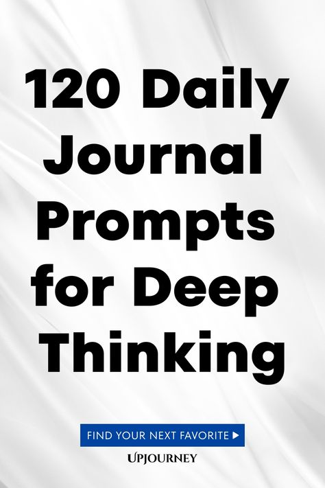 120 Daily Journal Prompts for Deep Thinking Self Prompts, Therapy Journaling Prompts, Therapy Journaling, Journaling Routine, Work Etiquette, Psychology Terms, Relationship Quizzes, Self Knowledge, Journal Questions