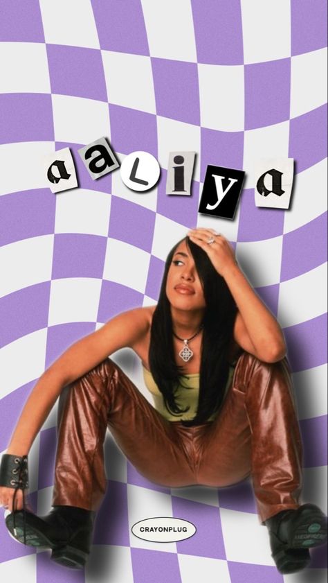 Aesthetic Checkered Wallpaper, Aaliyah Wallpaper Iphone, Aaliyah Wallpaper, Aesthetic Checkered, Aaliyah Aesthetic, Checkered Wallpaper, Home Lock Screen, Celebrity Wallpapers, 90s Aesthetic