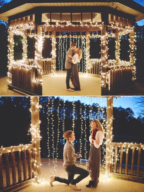 She Said Yes! 9 Memorable Proposal Ideas and Photo Sessions! Outdoor Proposal, Cute Proposal Ideas, Proposal Pictures, Surprise Engagement, Proposal Photos, Surprise Wedding, Romantic Proposal, Magic Garden, Wedding Proposals