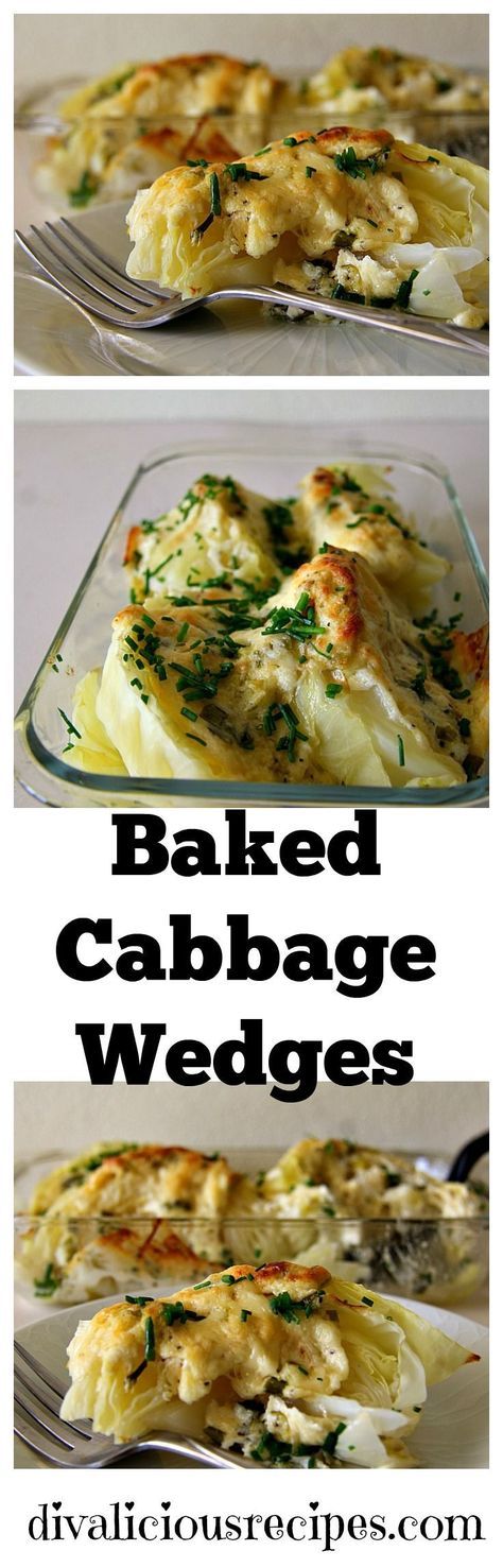 Baked Cabbage Wedges, Cheesy Cabbage Casserole, Cheesy Cabbage, Cabbage Wedges, Recipes Side Dishes, Cabbage Side Dish, Baked Cabbage, Cabbage Casserole, Potato Recipes Side Dishes