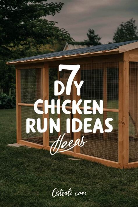 7 DIY Chicken Run Ideas to Inspire Your Backyard Flock Diy Chicken Run Ideas, Hoop House Chickens, Chicken Run Ideas Diy, Chicken Run Ideas, Amalfi Coast Outfits, Walk In Chicken Run, Recycled Window, Chicken Wire Frame, How To Cook Lamb