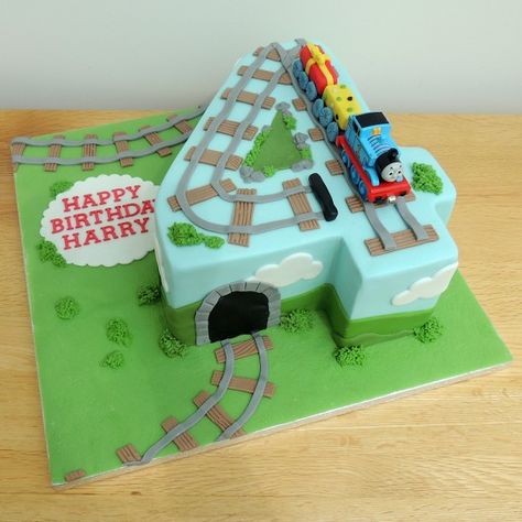 Train Birthday Party Cake, Thomas The Tank Cake, Jungle Birthday Cakes, Tank Cake, Thomas Train Cake, Train Birthday Cake, Thomas The Train Party, Train Cake, Trains Birthday Party