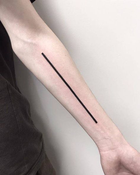 Line Tattoo Design, Simple Line Tattoo, Small Tattoos For Men, 4 Tattoo, Simple Tattoo Designs, Incredible Tattoos, Line Tattoo, Different Tattoos, Small Tattoos For Guys