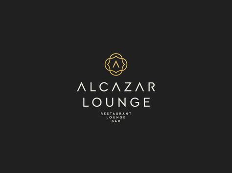 Alcazar Lounge by Dimitrije Mikovic #Design Popular #Dribbble #shots Lounge Logo Design, Lounge Branding, Wedding Texture, Logos Company, Hydra Logo, Bar Logo Design, Lounge Logo, Jewelry Logo Design, Logo Design Inspiration Creative