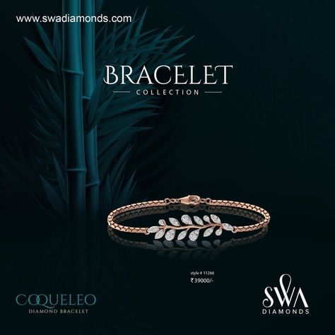 Bracelet Creative Ads, Bracelet Advertising Photography, Aabhushan Jewellers, Diamond Jewellery Photography, Jewellery Poster Design, Bracelet Background, Jewelry Ads Creative, Jewelry Poster Design, Swa Diamonds