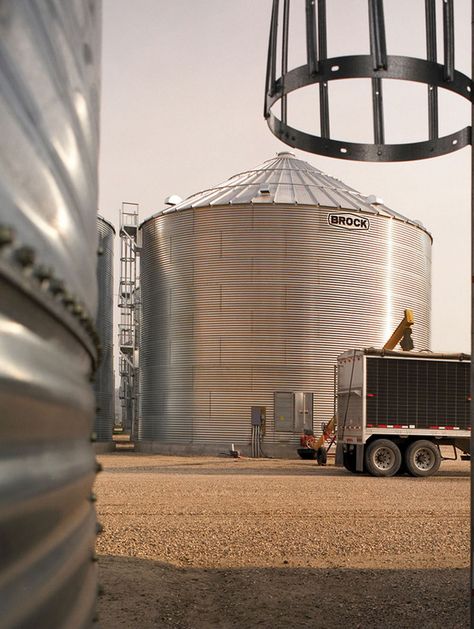 Rural Cybercore, Grain Dryer, Bin House, Grain Bin House, Sweet Potato Leaves, Grain Bins, Grain Elevators, Grain Silo, Physics Notes