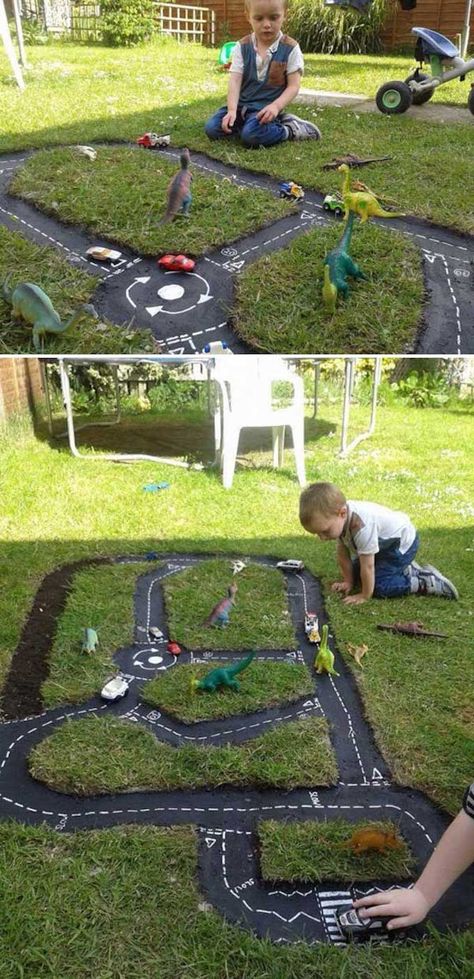 14 Creative Play Areas For Kids Play Area Backyard, Diy Playground, Summer Fun For Kids, Kids Outdoor Play, Outdoor Toys For Kids, Yard Project, Play Areas, Backyard Play, Outdoor Diy Projects