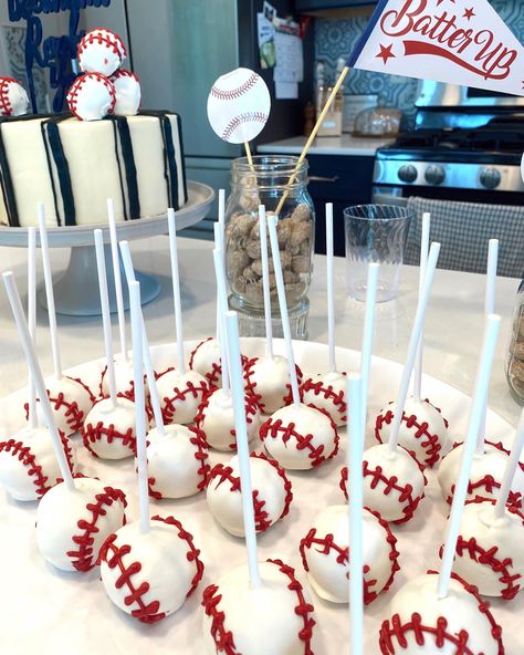 Rookie Year Dessert Table, Baseball Party 1st Birthday, First Bday Baseball Theme, Baseball 2nd Birthday Party Ideas, Baseball 30th Birthday Party, Baseball Fourth Birthday, Home One Baseball Birthday Party Ideas, One Year Baseball Party 1st Birthdays, Rookie Of The Year Goodie Bags