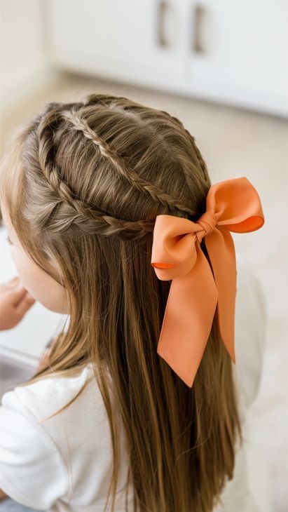 Formal Kids Hairstyles, School Hair Ideas, Kids School Hairstyles, Kids Hairstyles For Wedding, Braided Buns, Kids Hairstyle, Hairstyles For Wedding, Cute Buns, Bubble Ponytail