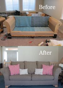 do it yourself divas: DIY Strip Fabric From a Couch and Reupholster It Reupholster Couch, Palette Patio, Miniature Couch, Couch Diy, Pallet Couch, Reupholster Furniture, Upholstery Diy, Diy Couch, Diy Sofa