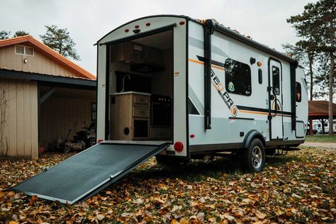 10 Best Small Toy Haulers (Garage RVs Under 30 Feet) Small Toy Hauler Remodel, Small Toy Hauler Camper, Toy Hauler Floor Plans, Toy Haulers For Sale, Tatoos Woman, 5th Wheel Toy Hauler, Toy Hauler Trailers, Cargo Trailer Camper Conversion, Toy Hauler Camper