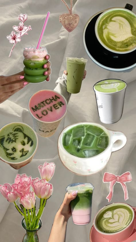 Drinking Tea Photography, Matcha Drink Recipes, Matcha Bars, Matcha Cafe, Matcha Drink, Iced Matcha Latte, Iced Matcha, Pretty Drinks, Matcha Latte