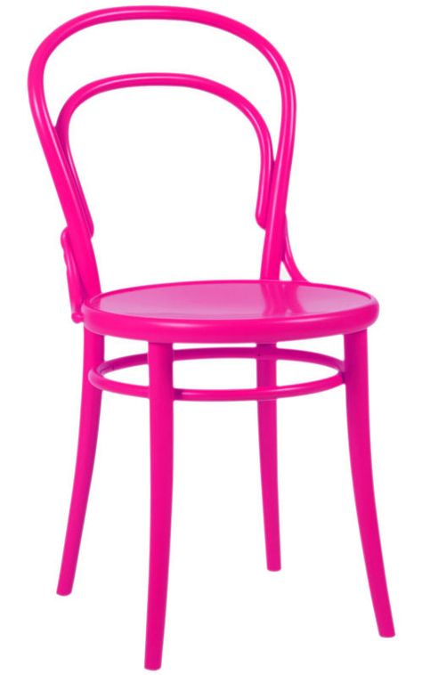 pink chair Eclectic Dining Chairs, Neon Home Decor, Home Nyc, Thonet Chair, I Believe In Pink, Abc Carpet, Pink Chair, Bentwood Chairs, Tickled Pink