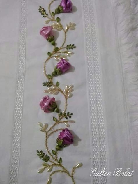 ribbon embroidery ideas for dresses https://youtu.be/q1JRQxuj6aA?si=YB3joqakDHmG-Fan https://youtu.be/yx3ah5x459c?si=rEHVyn_VfDmjOJA8 Dimensional Embroidery, Silk Ribbon Embroidery Patterns, Miniature Embroidery, Ribbon Embroidery Tutorial, Hand Embroidery Tutorial, Learn Embroidery, Brazilian Embroidery, Ribbon Art, Rose Embroidery