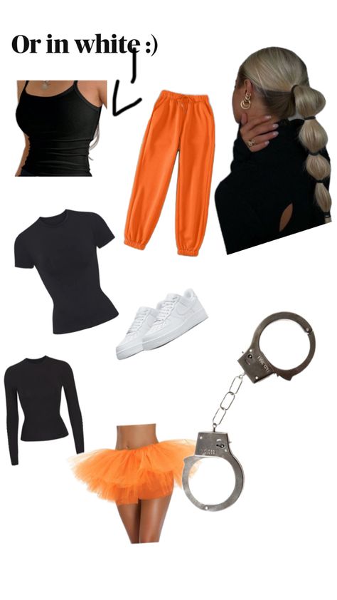 Halloween Costume Ideas Prisoner, Prisoner Costume Womens, Prison Costume, Halloween Duo, Prisoner Costume, Halloween Duos, Friend Costumes, Halloween Costumes Ideas, Halloween Costume Outfits