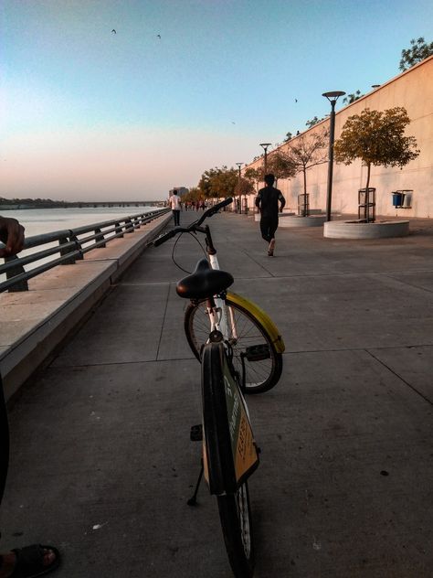 Morning Cycling at Riverfornt ahmedabad Morning Cycling Snap, Riverfront Ahmedabad Snapchat, Amdavad Snapchat, Ahmedabad Snapchat, Ahmedabad Snap, Riverfront Ahmedabad, Hindi Activity, Morning Cycling, Iim Ahmedabad