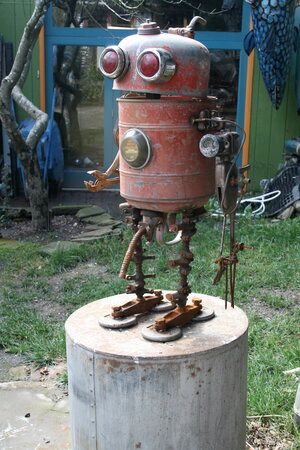 Gallery — Patrick Amiot Junk Art Metal Sculpture Artists, Metal Welding Art, Welding Art Projects, Arte Robot, Metal Tree Wall Art, Metal Welding, Metal Yard Art, Junk Art, Metal Art Sculpture