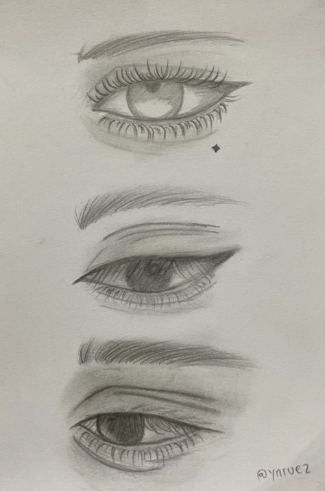 #sketchart #eyes #drawing Sketches Eyes, Monolid Eyes, Eyes Drawing, Pencil Drawing, Pencil Drawings, Art Style, Lashes, Sketch, Pencil