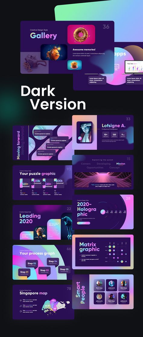 Gradient Template Design, Powerpoint Design Gradient, Gradient Powerpoint Design, Gradient Banner Design, Interesting Graphic Design, Gradient Powerpoint Template, Tech Powerpoint Design, Futuristic Presentation Design, Gradient Presentation Design