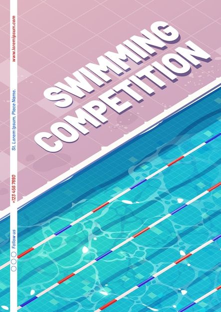 Competition Poster, Swimming Competition, Swimming Posters, Blurry Lights, Lap Swimming, Tumblr Drawings, Team Badge, Motion Graphics Design, Islamic Posters