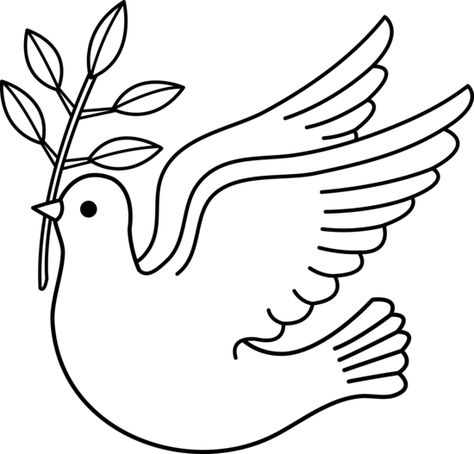 Peace Dove Clipart. Dove Clipart, Flying Bird Drawing, Peace Crafts, Dove Drawing, Fathersday Crafts, Peace Bird, Bird Template, Christian Graphics, Peace Poster