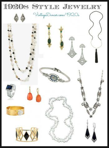 1920s Style Jewelry for Sale. learn and history and shop for new costume jewelry at VintageDancer.com Vintage Jewelry 1920, Flapper Outfit, 1920s Accessories, 1920s Clothing, Gatsby Jewelry, 1920s Looks, 1920s Jewelry, Fashion 1920s, Roaring 20s Party