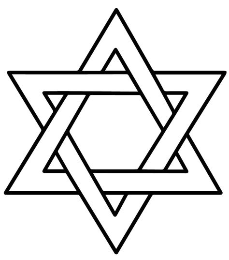 Judaism Symbol, The Star Of David, Jewish Culture, A Symbol, Symbolic Tattoos, Star Of David, The Star, Triangle Tattoo, Tattoo Designs