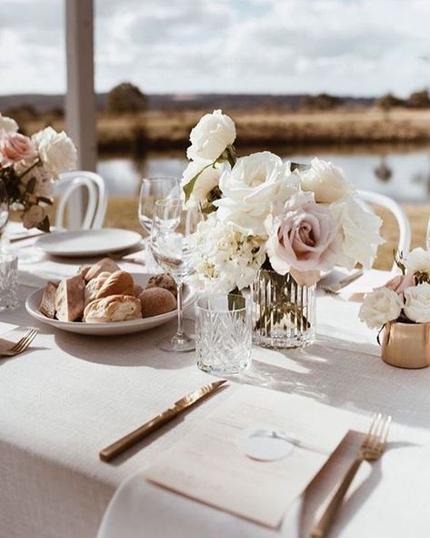 Earthy Tablescape, Unique Wedding Flowers, Wedding Table Setting, Wedding Floral Centerpieces, Neutral Wedding, Event Flowers, Wedding Tables, Wedding Table Settings, Wedding Flower Arrangements