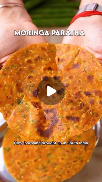 Aruna Vijay on Instagram: "Moringa / Drumstick Paratha

Parathas are a great tiffin box recipes, this one with Moringa is extremely  nutritious and a great way to add this superfood to your diet. 

 Recipe - 

Ingredients - 
Moringa - 3
Whole-wheat flour - 1 cup 
Red chilli powder - 1.5 tsp
Chopped green chilli - 2 
Sesame seeds - 1 tsp 
Chopped coriander - Handful 
Turmeric powder - 1/4 tsp 
Salt to taste 
Oil - 2 tbsp
Water to knead 

Method- 
1. Start by steaming the drumsticks, once cooled remove the pulp
2. To this add all the ingredients and knead to a soft dough.
3. Roll and brush some oil, sprinkle some flour. 
4. Roll it again and cook like regular Parathas adding some oil or ghee

[moringa, drumstick, superfood, Parathas, tiffinbox, lunchbox, thepla, nutritious ]

#moringa #morin Moringa Powder Recipes, Tiffin Box Recipes, Thepla Recipe, Moringa Recipes, Tiffin Recipe, Box Recipes, Tiffin Box, Red Chilli Powder, Vegetarian Snacks Recipes