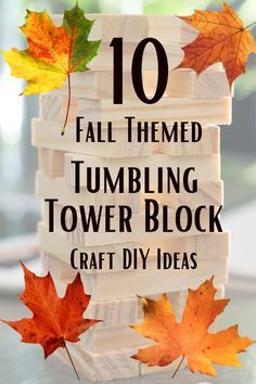 As an avid fan of Dollar Tree and budget crafting, I'm always on the hunt for new Dollar Tree DIY craft ideas—especially during the cozy fall season. This website showcases many of the autumn-inspired DIY crafts I've created using Dollar Tree materials. From pumpkin-themed decor to warm, rustic touches, I'm excited to share these projects with you. I hope they inspire you to craft your own unique, fall-themed creations!  #DollarTree #DollarTreeDIY #DollarTreeCrafts #FallCrafts Diy Jenga Blocks Ideas, Diy Dollar Tree Fall Decor, Dollar Tree Fall Decor Diy, Diy Pumpkins Crafts, Block Pumpkins, Jenga Blocks, Fall Decor Dollar Tree, Dollar Tree Fall, Diy Craft Ideas