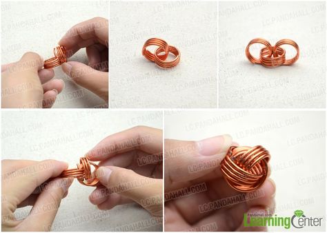 How to Make Handmade Wire Jewelry For Custom Handcrafted Jewelry- Pandahall.com Retro Style Fashion, Knot Tutorial, Wire Wrapping Techniques, Chainmail Jewelry, Metalwork Jewelry, Metalsmithing Jewelry, Soldering Jewelry, Beading Techniques, Handmade Jewelry Tutorials