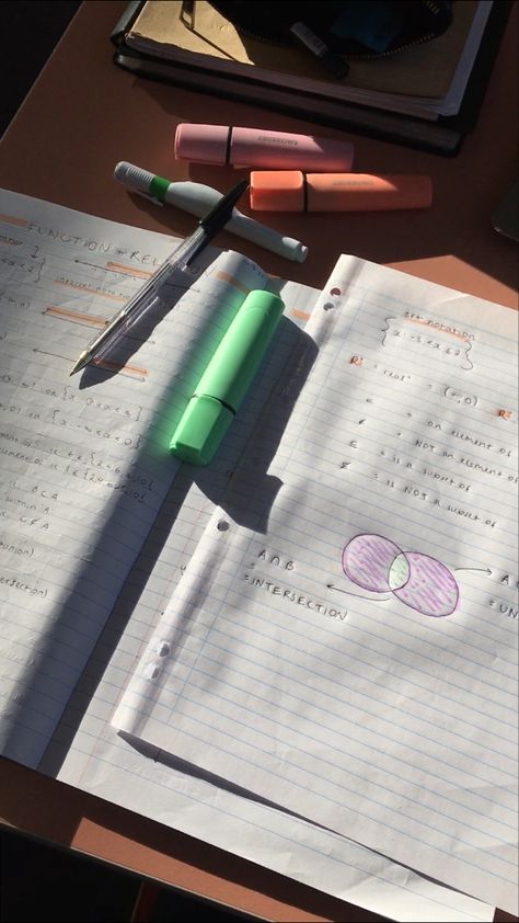 aesthetic maths notes in the sun Sunny Studying Aesthetic, Aesthetic Maths Notes, Maths Notes, Studying Aesthetic, Aesthetic Notes