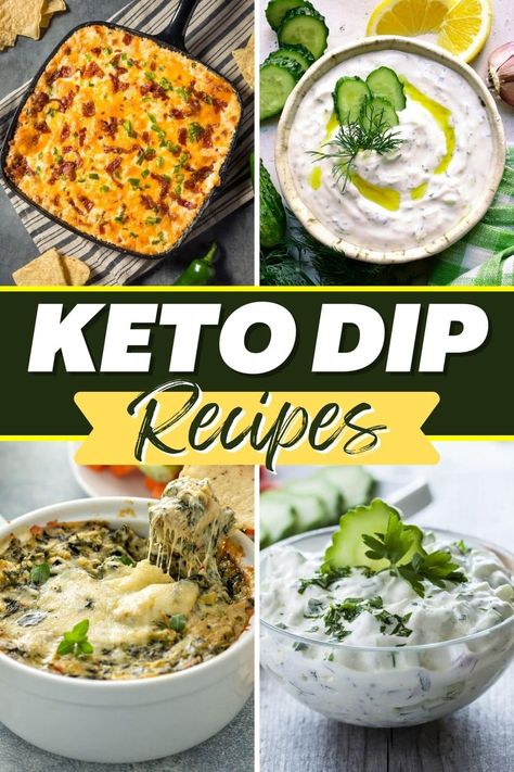 Thanks to these scrumptious keto dip recipes, you can entertain family and friends with ease, all while living your best low carb life. Keto Chip Dip Recipes, Keto Friendly Dips, Bariatric Dip Recipes, Bariatric Appetizers Parties, Low Carb Party Food For A Crowd, High Protein Dips Low Carb, Low Carb Football Party Food, Keto Veggie Dip, Keto Dips And Appetizers