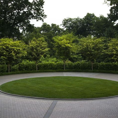 Crater Hill - Page | Duke Landscape Architects Mountain Party, Hill Landscaping, Hornbeam Hedge, Driveway Landscaping, Mediterranean Landscaping, Estate Garden, Formal Garden, Modern Garden Design, Party House