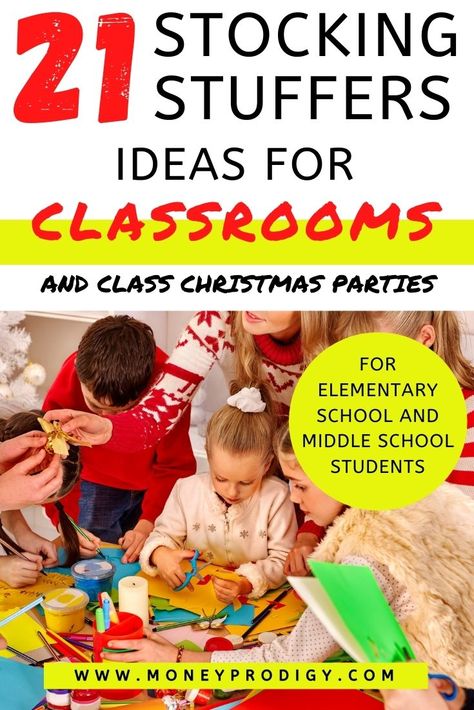 Classroom stocking stuffers for kids - these would be awesome for my students Christmas party this year! Love that they're inexpensive. Cheap, but they'll absolutely love these classroom stocking stuffers (elementary and middle school). #stockingstuffers #giftguide School Christmas Stocking Stuffers, Class Stocking Stuffers For Kids, Classroom Stocking Stuffers For Kids Christmas Parties, Stocking Stuffers For Kids Classroom, Stocking Stuffers For Kindergarteners, Kids Christmas Party Ideas For School Stocking Stuffers, Stocking Stuffers For School Party, Classroom Stocking Stuffer Ideas, Classroom Stockings Student