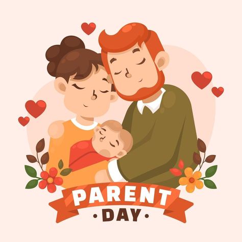 Parent Day Greeting Concept Parents Day Poster, Parents Day, Icon Pack, Poster Making, Vector Photo, App Design, Vector Art, Vision Board, Vector Free