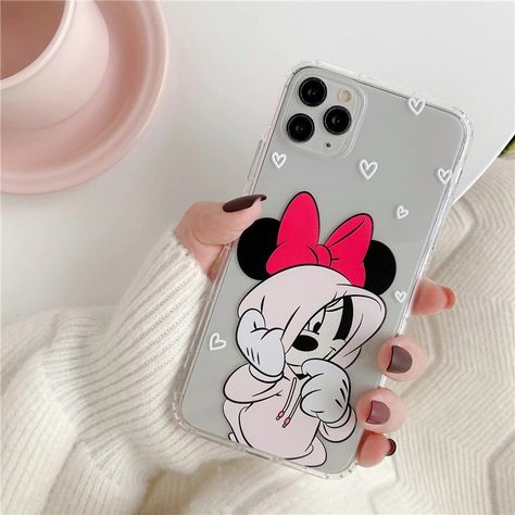 Mickey Mouse Phone Case, Maske Za Telefon, Mickey Mouse Phone, Iphone Charger Cord, Disney Cases, Diy Phone Case Design, Pink Phone Case, Pink Phone, Mickey Y Minnie