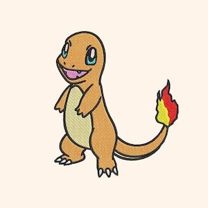 Charmander Digital Embroidery Machine Files. Pokemon. 5 sizes. Instant Download Charmander Embroidery, New Embroidery Designs, Digital Embroidery, Embroidery Machine, Machine Embroidery, Embroidery Designs, Pokemon, Instant Download, United States