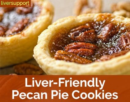 Liver-Friendly Pecan Pie Cookies Pecan Pie Tarts Recipe, Liver Healthy Foods, Pecan Tarts Recipe, Pecan Pie Tarts, Liver Diet Recipes, Canadian Butter Tarts, Pecan Pie Cookies, Pecan Tarts, Infused Butter