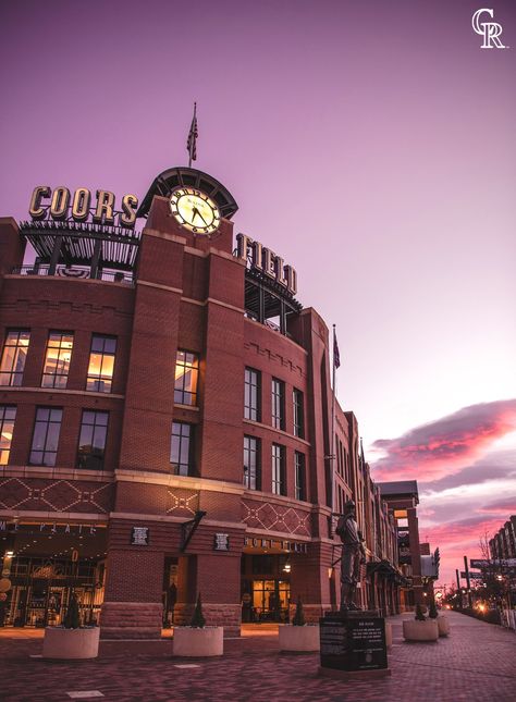 Denver Architecture, Colorado Rockies Baseball, Rockies Baseball, Mlb Stadiums, Mile High City, Baseball Stadium, Colorado Travel, The Mountains Are Calling, Colorado Rockies