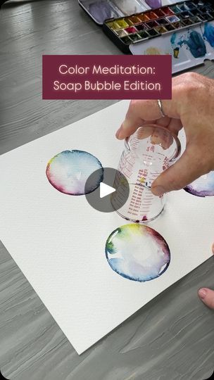 109 reactions · 24 shares | A little bit of lightness and color to brighten your day. I hope it’s a good one.   #bubbles #soapbubbles #naturemagic #livingcolorfully #stressrelief #lightenup #colormeditation #rainbowbubbles | Jen Coleman Art  | Jack Johnson · Bubble Toes Painting Bubbles Watercolor, Bubble Art Painting, Watercolor Bubbles Painting, Watercolour Bubbles, Painting With Bubbles, Bubble Watercolor, Watercolor Bubbles, Meditative Art, Bubble Christmas