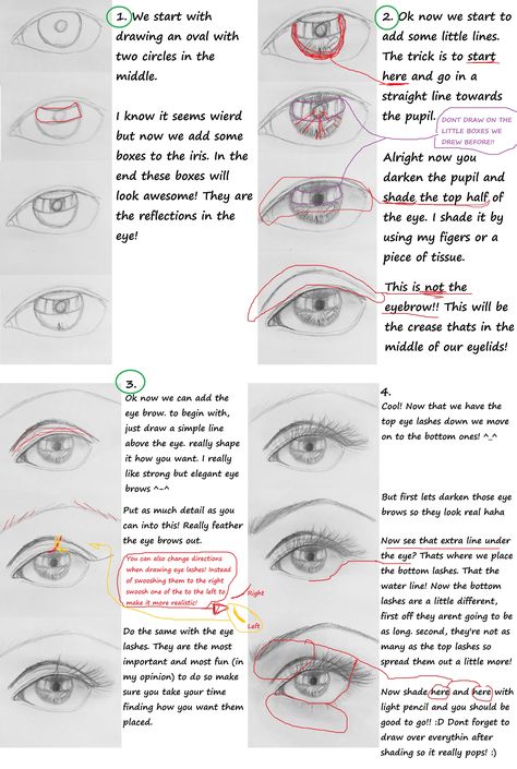 Drawing Eyes Tutorial, Anatomy Shading, Drawing Realistic Eyes, Eyes Drawing Tutorial, Eye Iris, Eyes Realistic, How To Draw Eyes, Eyes Tutorial, Eye Anatomy