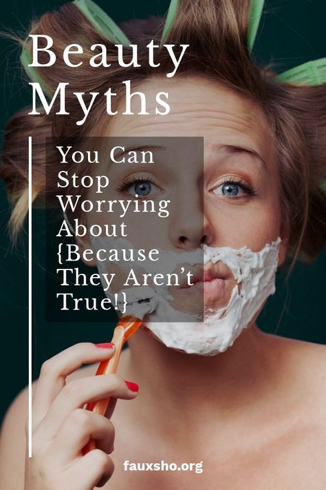 Makeup Myths, Makeup Products Eyeshadow, Easy Skin Care Routine, Easy Skin Care, Beauty Myth, Makeup Advertisement, Beauty Ingredients, Myths And Facts, Makeup Over 40