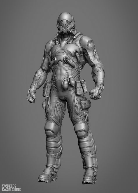 ArtStation - Zbrush 2019 ZRemesher workflow, Marco Plouffe (Keos Masons) Sci Fi Boots, Marco Plouffe, Keos Masons, Digital Character Design, Villain Character Design, Sci Fi Room, Scifi Armor, Tech Armor, Just Because Of You