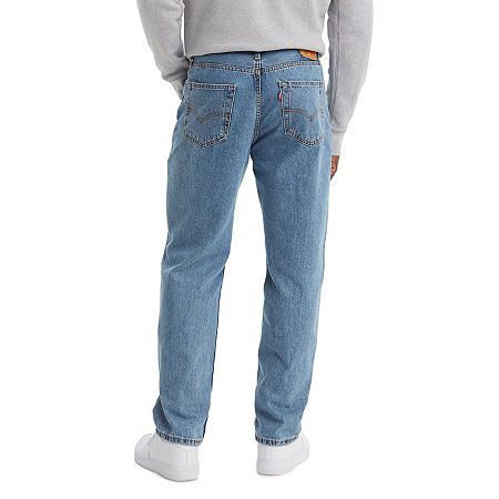 Mens Loose Jeans, How To Style Your Boyfriend, Mens Loose Jeans Outfit, Men’s Levi Jeans, Men’s Fashion Jeans, 80s Jeans Men, Mens Light Wash Jeans Outfit, Men’s Outfit With Jeans, Mens Levis Jeans Outfits