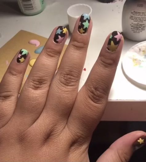 Tyler Inspired Nails, Cavetown Inspired Nails, Call Me If U Get Lost Nails, Tyler The Creator Nails Ideas, Golf Le Fleur Nails, Tyler The Creator Nails Short, Cherry Bomb Tyler The Creator Nails, Cavetown Nails, Igor Nails