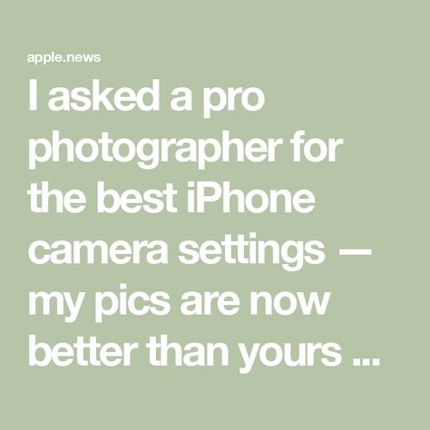 I asked a pro photographer for the best iPhone camera settings — my pics are now better than yours — Mashable Iphone Camera Settings, Iphone Camera Tips, Iphone Camera Tricks, Iphone Computer, Iphone Secrets, Iphone Information, Camera Tricks, Iphone Tricks, Iphone Info